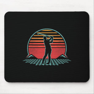 Mousepad Golfe Retro Vintage Estilo Anos 70 80 Golfer Jogad
