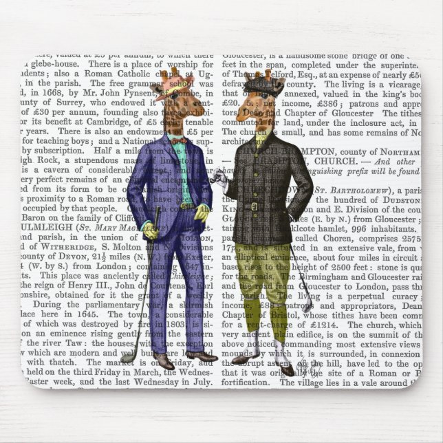 Mousepad Golfing Girafes 2 (Frente)