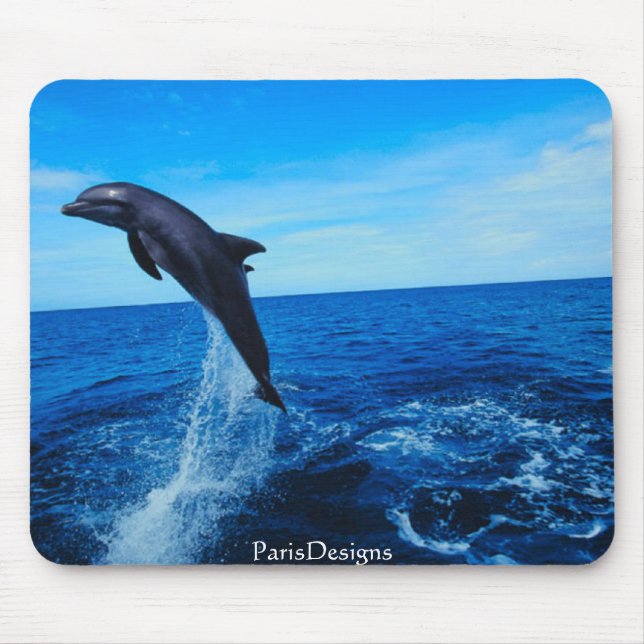 Mousepad Golfinho do nariz da garrafa (Frente)