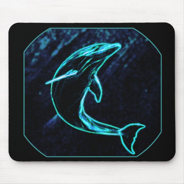 Mousepad Golfinho (golfinho claro) (Frente)