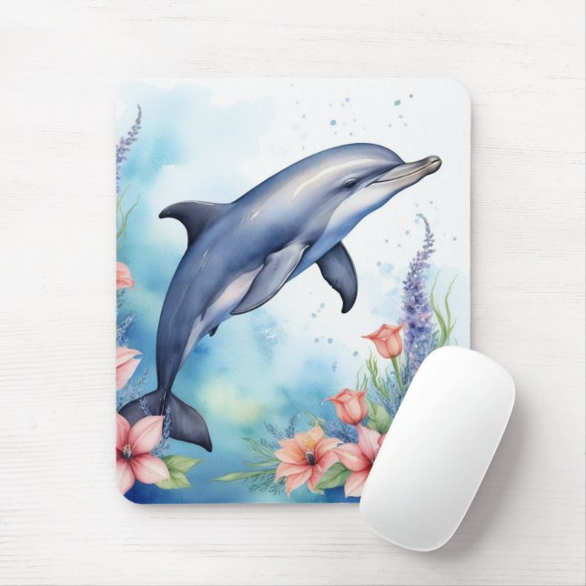 Mousepad Golfinho-marinho (Com mouse)