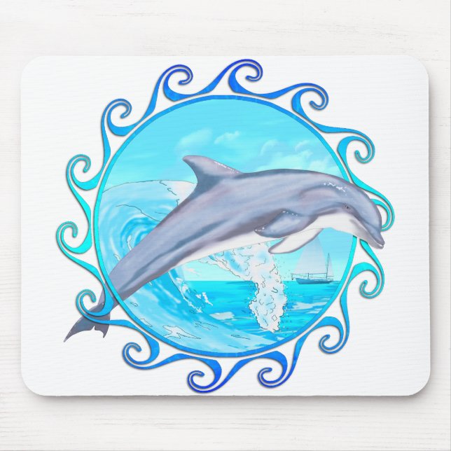 Mousepad Golfinho Sun maori (Frente)