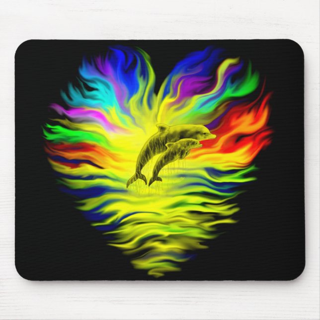 Mousepad Golfinhos no Sol (Frente)