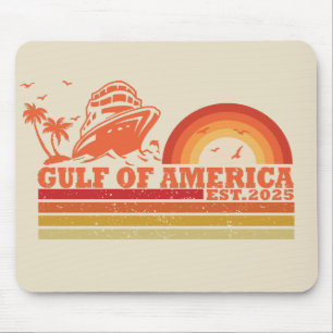 Mousepad Golfo da América antigo patriótico americano