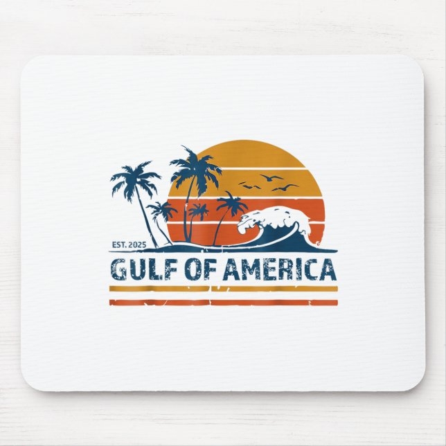 Mousepad Golfo Da América Dos Eua Funny Golfo Do México Est (Frente)