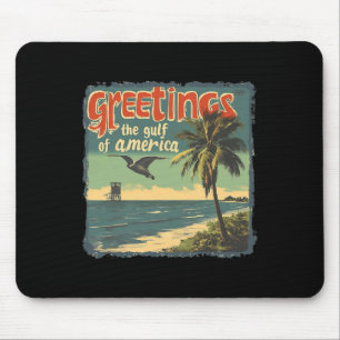 Mousepad Golfo Da América Dos Eua Saudação Da Gu Patriótica