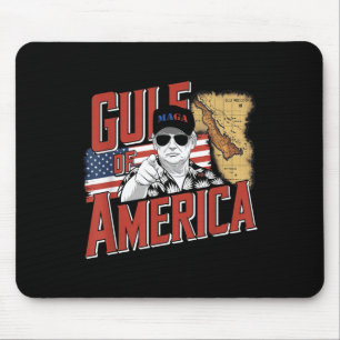 Mousepad Golfo Da América Dos Eua Trump Saudação Do Patrio