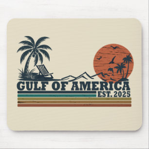 Mousepad Golfo da América vintage design patriótico
