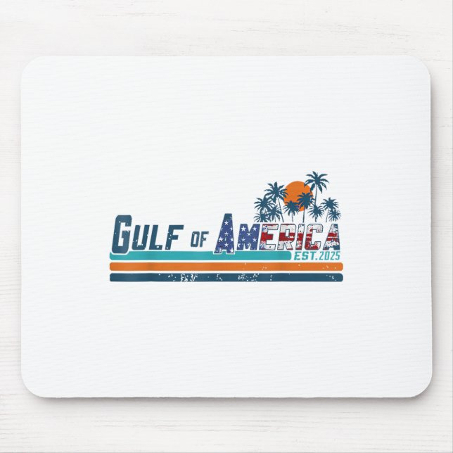Mousepad Golfo De Bandeira Americano 2025 (Frente)