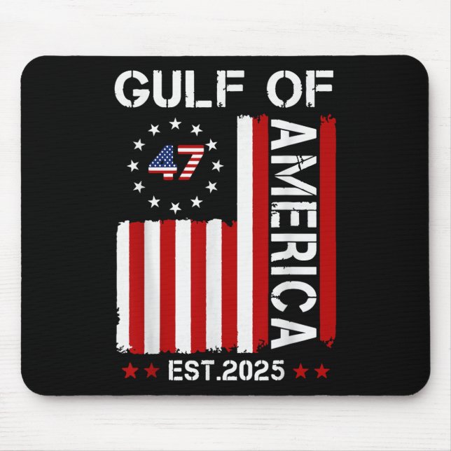 Mousepad Golfo De Bandeira Americano 2025 (Frente)