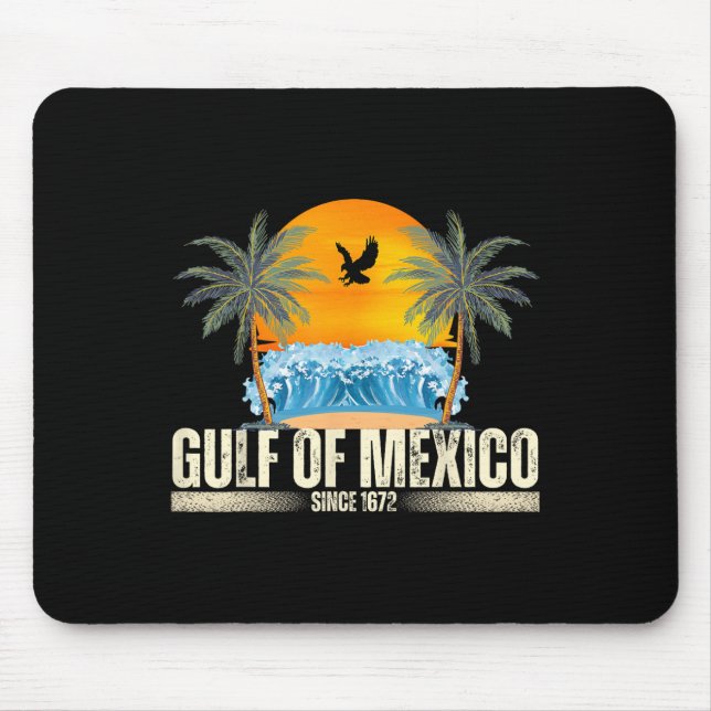 Mousepad Golfo Do México Desde 1672, Golfo Da Praia De Vint (Frente)