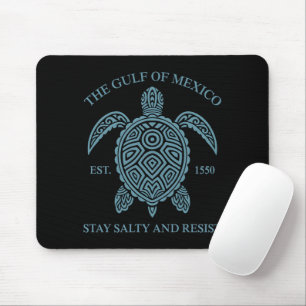 Mousepad Golfo Do México ESTD 1550 Fica Salgado E Resiste