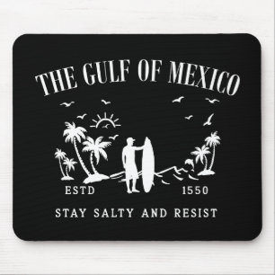 Mousepad Golfo do México ficam salgados e resistem