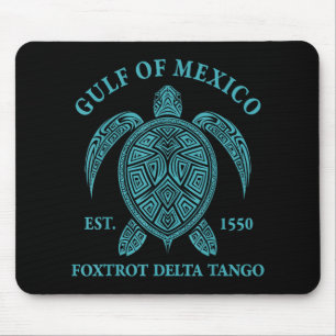 Mousepad Golfo Do México Tartaruga Foxtrot Delta Tango Est