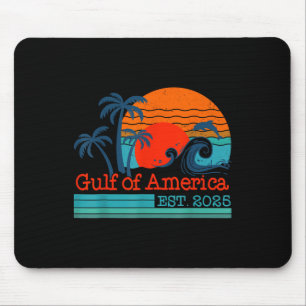 Mousepad Golfo Dos Eua América Leste 2025 Retro Vintage Bea