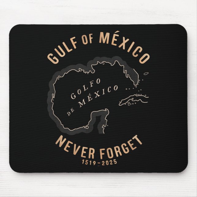 Mousepad Golfo Funny Da América Dos Eua Golfo Do México Nun (Frente)