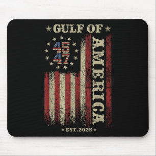 Mousepad Golfo Retro Da América Est 2025 U.A. Flag M