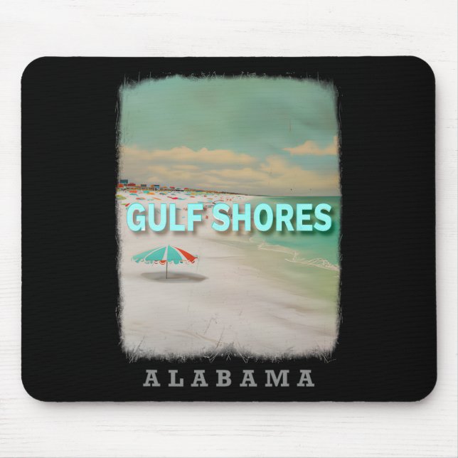 Mousepad Golfo Shores Alabama Al Beach Sd480 (Frente)