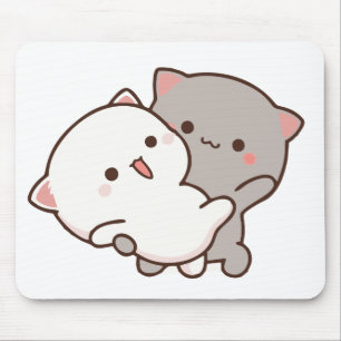 Mousepad Goma Peach ama Mouses pads de pêssego