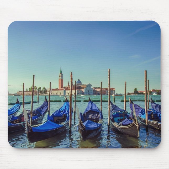 Mousepad Gondolas em Veneza, Itália (Frente)