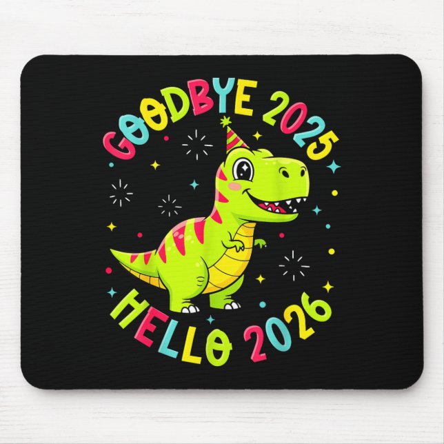 Mousepad Goodbye 2025 Hello 2026 Happy New Year 2026 Nye Cu (Frente)
