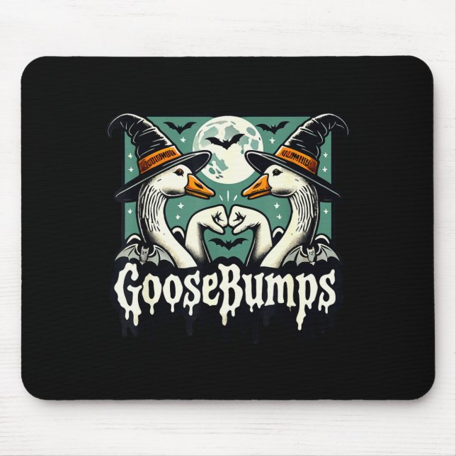 Mousepad Goose Bumps Goosebumps Funny Geese Fist Bump Hallo (Frente)