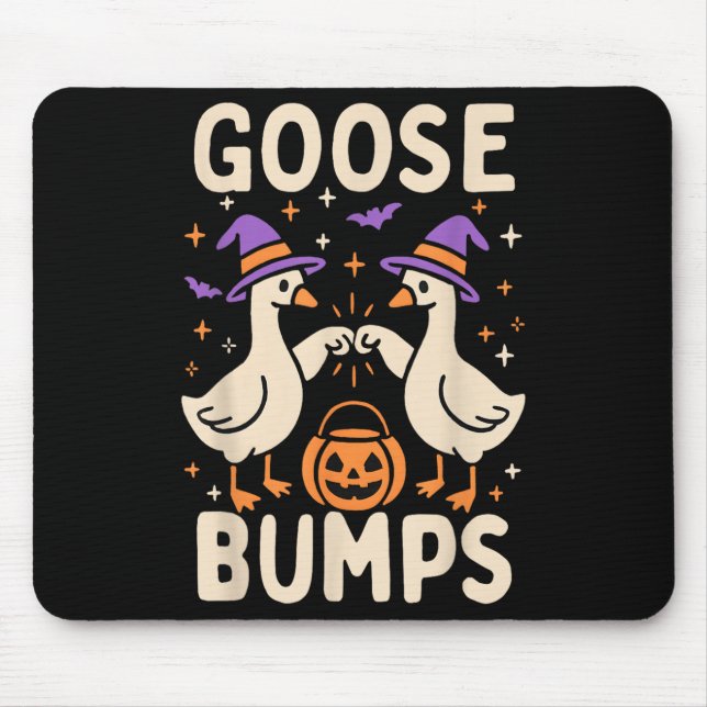 Mousepad Goose Bumps Goosebumps Halloween Silly Meme Funny  (Frente)
