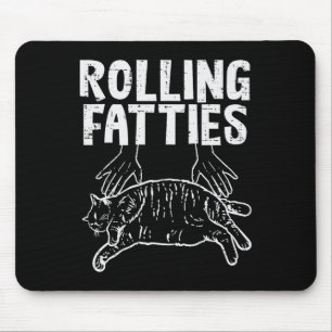Mousepad Gorduras Rolando Gato Gato Engraçado Gatinhos Gati