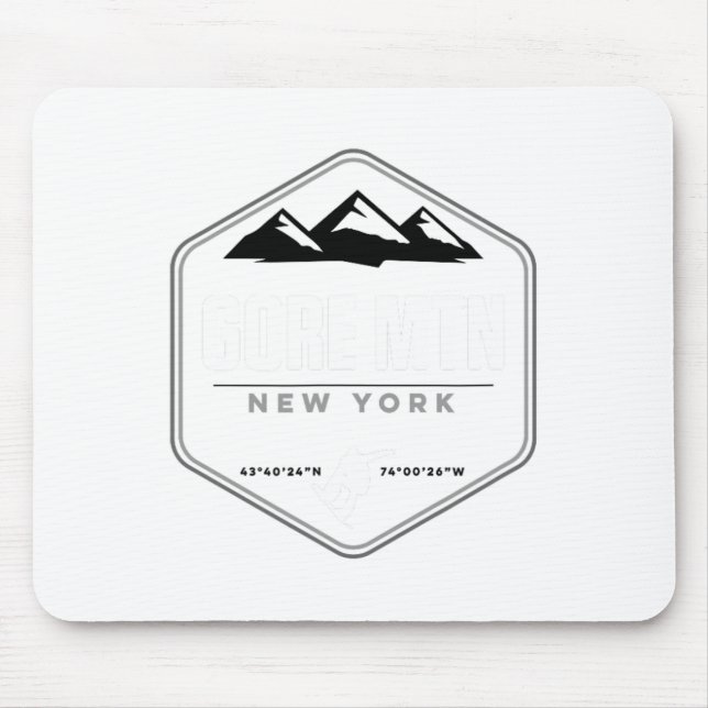 Mousepad Gore Mountain Ny Snowboard T (Frente)
