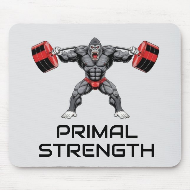 Mousepad Gorila de musculação (Frente)