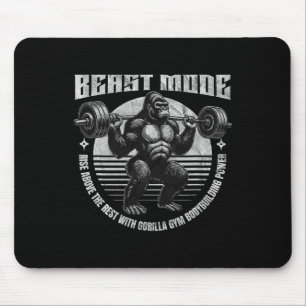 Mousepad Gorila Levanta Haltere - Fitness