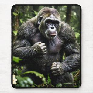 Mousepad "Gorila Majestosa em Ação"