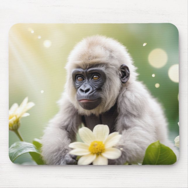 Mousepad Gorilla Animal Fun Fantastic Surreal Willife (Frente)