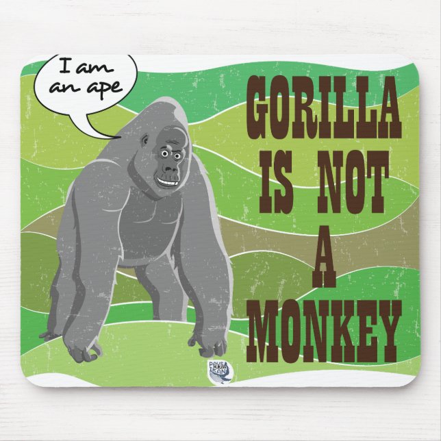 Mousepad Gorilla não é um macaco (Frente)