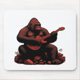 Mousepad Gorilla Tocando Violão