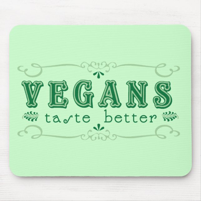 Mousepad Gosto do Vegan (Frente)