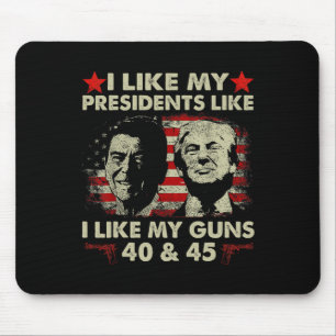 Mousepad Gosto Dos Meus Presidentes, Como Gosto Das Minhas