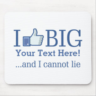 Mousepad Gosto Muito Personalizado com Sua Criação De Tex