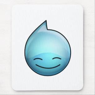 Mousepad Gota bonito da água dos desenhos animados
