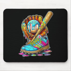 Mousepad Gota de Sorvete Bysebyll Coisa Softbyll Gota Luvas