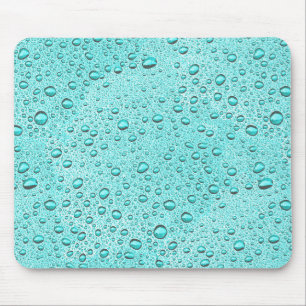 Mousepad Gotas aquamarinas