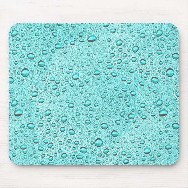 Mousepad Gotas aquamarinas (Frente)