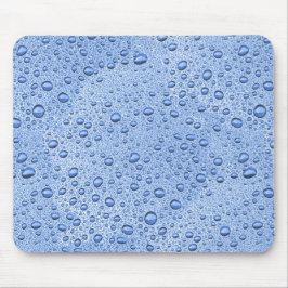 Mousepad Gotas de água azul