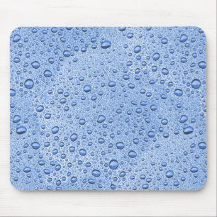Mousepad Gotas de água azul