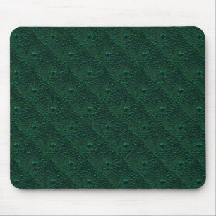 Mousepad Gotas de Água em Metal Verde