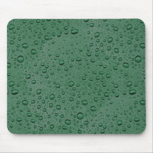 Mousepad Gotas de água verde