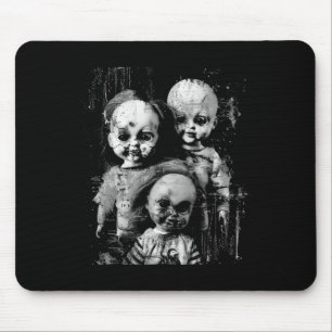 Mousepad Gótico de Dia das Bruxas de Torror de Boneca Assus