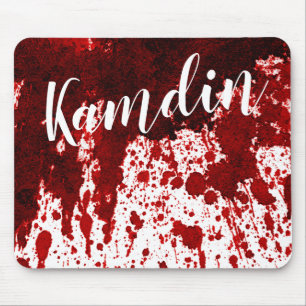 Mousepad Gótico de Vampiro de Sangue Personalizado no Pad d