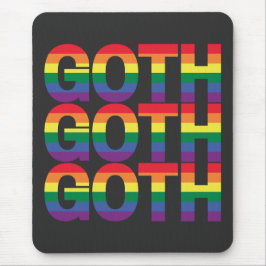 Mousepad Gótico LGBTQ+ Regenbogen