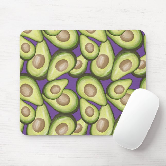 Mousepad Gourmet Fresco Vegan Avocado Padrão (Com mouse)